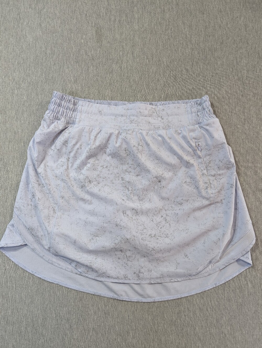 Lululemon Hotty Hot High Rise Skirt Women's 10 Gravel Dust Pastel Blue